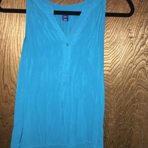 Aqua blue tank top